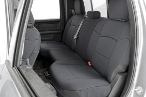 Ram 2500 Seat Covers - Front + Rear - Rough Country - Neoprene - '19-'23